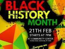 81 Free Black History Month Flyer Template Free Now for Black History Month Flyer Template Free