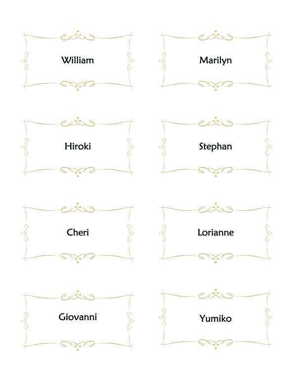81 Free Free Place Card Template 8 Per Sheet in Photoshop for Free Place Card Template 8 Per Sheet