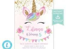 81 Free Printable Birthday Card Template Unicorn Download by Birthday Card Template Unicorn