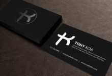 Business Card Template Videographer