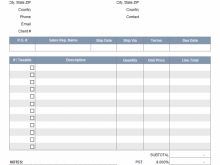 81 Hourly Invoice Template Pdf Now with Hourly Invoice Template Pdf