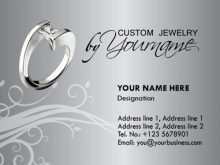 81 Online Business Card Template For Jewellery Layouts for Business Card Template For Jewellery