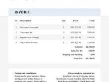 81 Online Invoice Format In Doc Now for Invoice Format In Doc