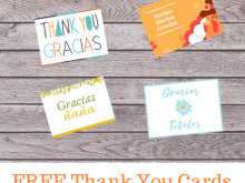 81 Online Thank You Card Template Spanish PSD File by Thank You Card Template Spanish