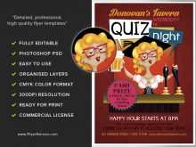 81 Online Trivia Night Flyer Template With Stunning Design with Trivia Night Flyer Template