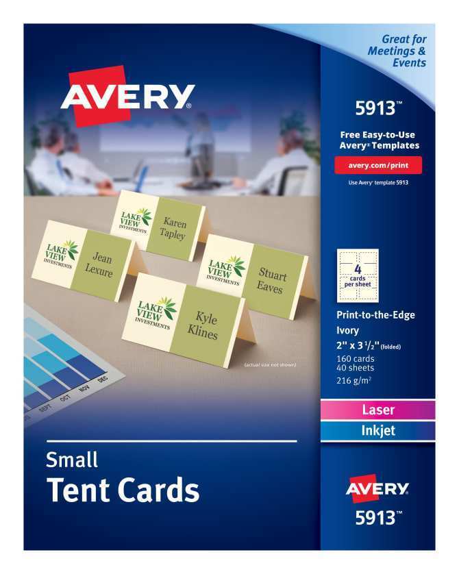 81 Printable Avery Tent Card Template Small Layouts for Avery Tent Card Template Small