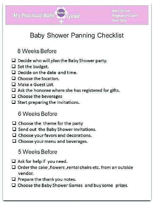 81 Printable Baby Shower Agenda Example in Word with Baby Shower Agenda Example