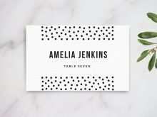 81 Printable Table Name Card Template A4 for Ms Word with Table Name Card Template A4