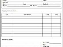81 Report Blank Payment Invoice Template for Ms Word with Blank Payment Invoice Template