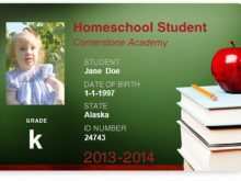 81 Report Homeschool Id Card Template Templates for Homeschool Id Card Template