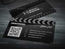 81 Standard Business Card Template Videographer Now for Business Card Template Videographer