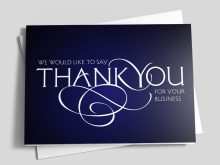 81 Standard Business Thank You Card Template Word With Stunning Design with Business Thank You Card Template Word
