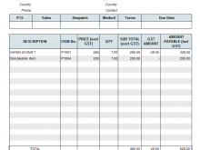 81 Tax Invoice Template Australia Excel in Photoshop with Tax Invoice Template Australia Excel