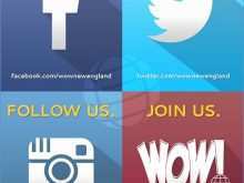 81 The Best Follow Us On Social Media Flyer Template Download by Follow Us On Social Media Flyer Template