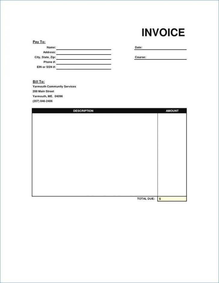 Invoice Template Uk Doc