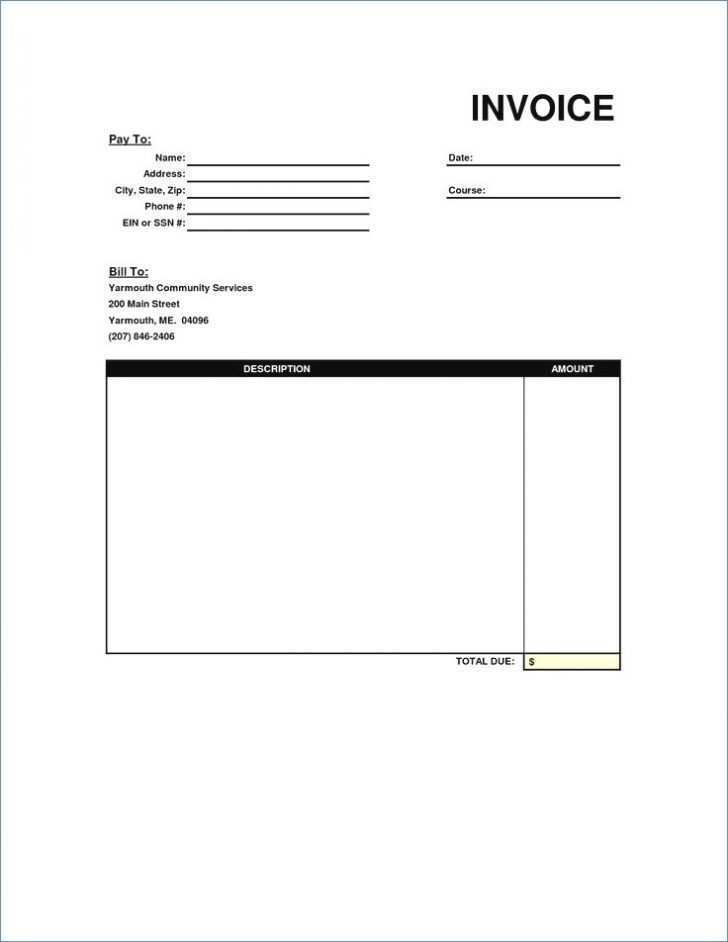 Freelance Invoice Template Doc Cards Design Templates