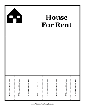 81 The Best House For Rent Flyer Template in Word by House For Rent Flyer Template