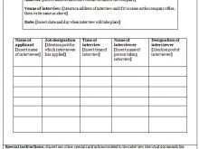 81 The Best Interview Schedule Template Excel for Ms Word with Interview Schedule Template Excel