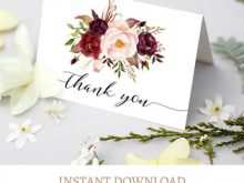 81 The Best Thank You Card Template Editable Photo by Thank You Card Template Editable