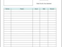81 Visiting Blank Invoice Template For Services Templates with Blank Invoice Template For Services