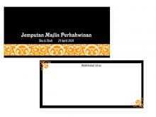 81 Visiting Template Kad Kahwin in Word by Template Kad Kahwin