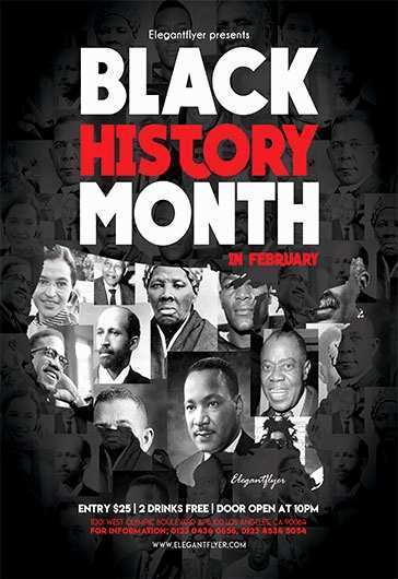 82 Adding Black History Month Flyer Template Free For Free for Black History Month Flyer Template Free