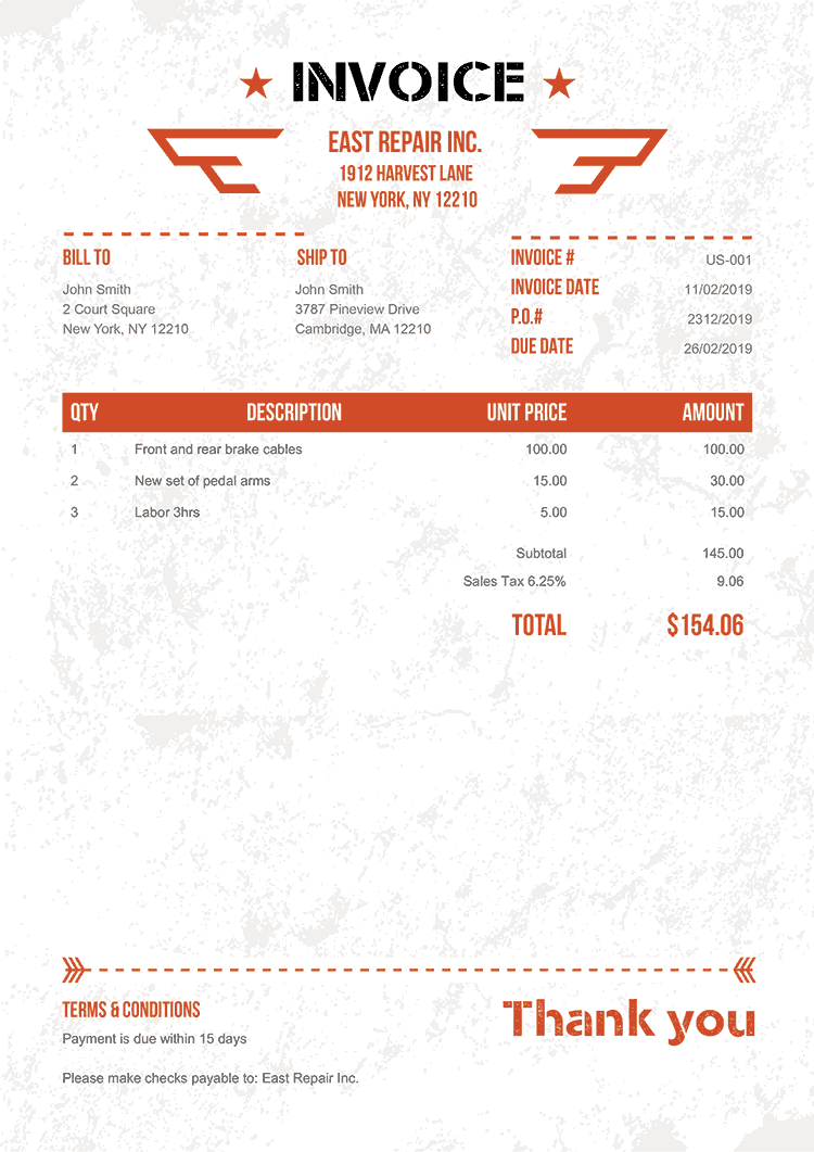 82 Adding Blank Electrical Invoice Template For Free for Blank Electrical Invoice Template
