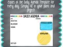 82 Adding Daily Class Agenda Template Download by Daily Class Agenda Template