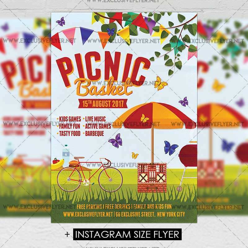 82 Adding Free Picnic Flyer Template in Photoshop with Free Picnic Flyer Template