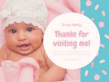 82 Adding Thank You Card Template Baby Layouts for Thank You Card Template Baby