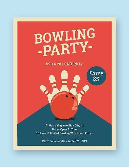 82 Best Bowling Fundraiser Flyer Template in Photoshop by Bowling Fundraiser Flyer Template