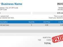 82 Best Invoice Template Simple in Word for Invoice Template Simple