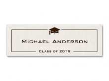 82 Best Name Card Template For Graduation Announcements PSD File with Name Card Template For Graduation Announcements