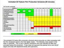 82 Blank Animation Production Schedule Template in Photoshop by Animation Production Schedule Template