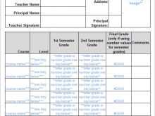 82 Blank Sample High School Report Card Template PSD File by Sample High School Report Card Template