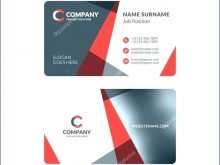 Adobe Illustrator Double Sided Business Card Template