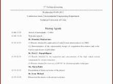 Jhsc Meeting Agenda Template