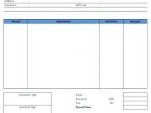 82 Creating Blank Invoice Template For Microsoft Excel PSD File by Blank Invoice Template For Microsoft Excel