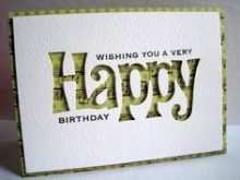 Free Birthday Card Template Cricut Cards Design Templates