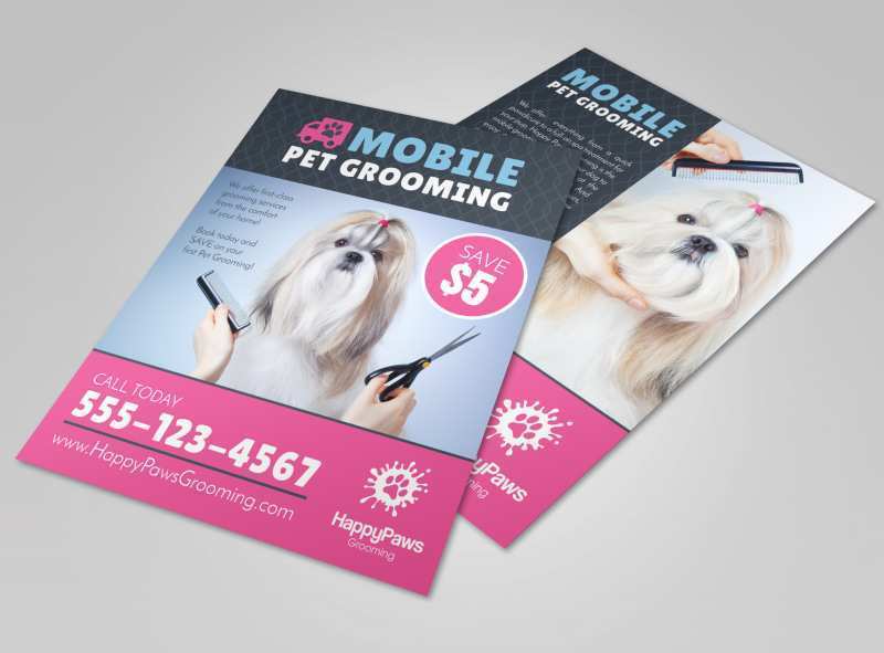 82 Customize Our Free Dog Grooming Flyers Template Layouts for Dog Grooming Flyers Template