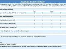 82 Customize Our Free Restaurant Comment Card Template For Word Now with Restaurant Comment Card Template For Word