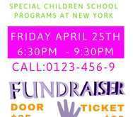 82 Customize Our Free Template For Fundraiser Flyer Download with Template For Fundraiser Flyer