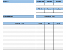 82 Customize Our Free Vat Sales Invoice Template in Photoshop by Vat Sales Invoice Template