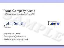 82 Format Business Card Templates Uk For Free for Business Card Templates Uk