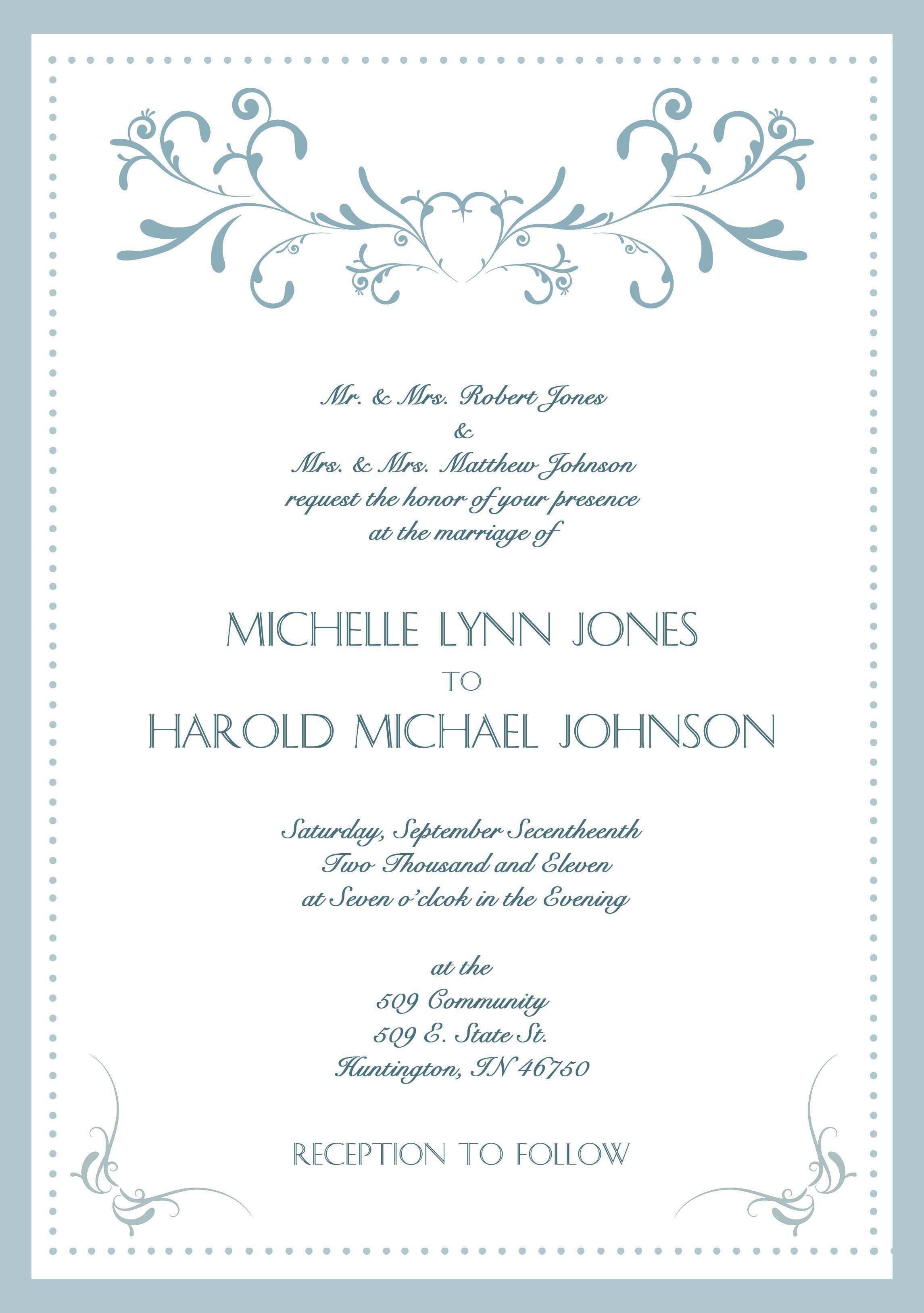 82 Format Invitation Card Format English PSD File by Invitation Card Format English