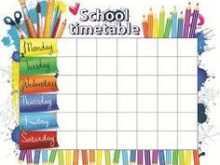 82 Format School Schedule Template Cute Maker with School Schedule Template Cute