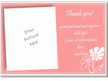 82 Format Thank You Card Template Professional With Stunning Design with Thank You Card Template Professional