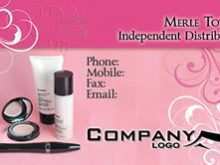 82 Free Mary Kay Business Card Templates for Ms Word with Mary Kay Business Card Templates