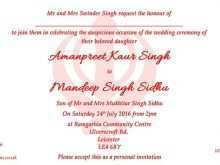 82 Free Sikh Wedding Card Templates For Free for Sikh Wedding Card Templates