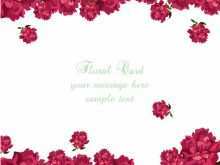 82 How To Create Flower Card Templates Free Maker with Flower Card Templates Free